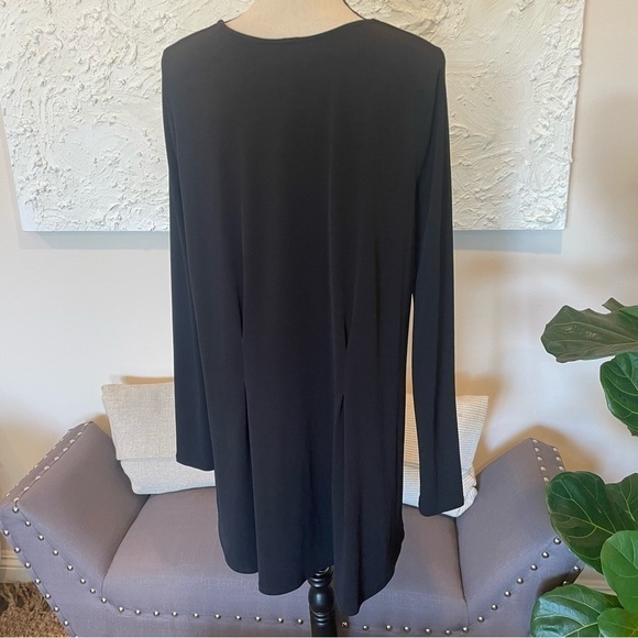 Show Me Your Mumu Sloane Mini Dress Long Sleeve Black Sz Large - Picture 3 of 8